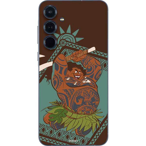 Disney Moana Maui Ready To Fight Galaxy A55 5G Skin